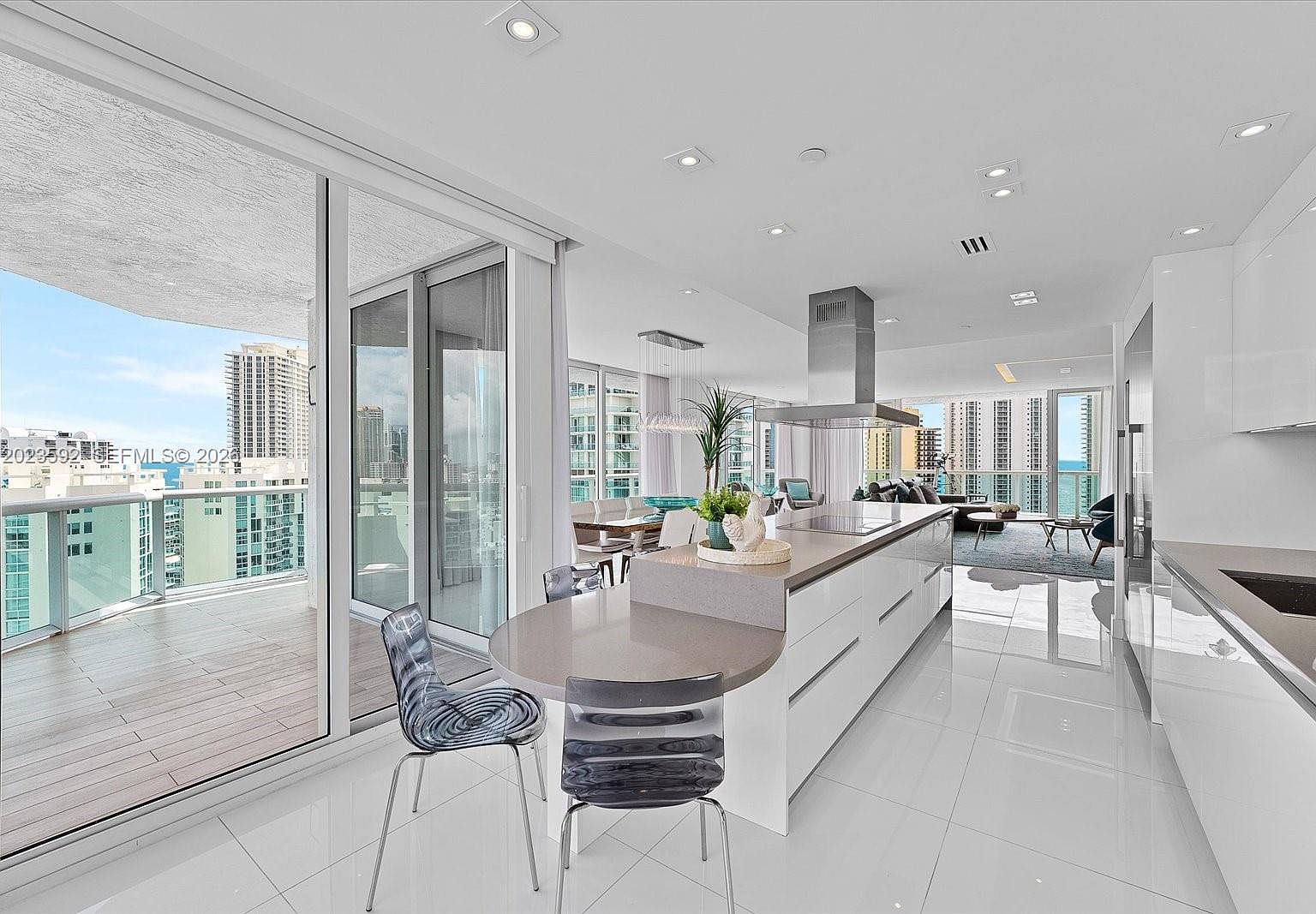 Second bedroom configured as a guest suite with en-suite access and skyline exposure